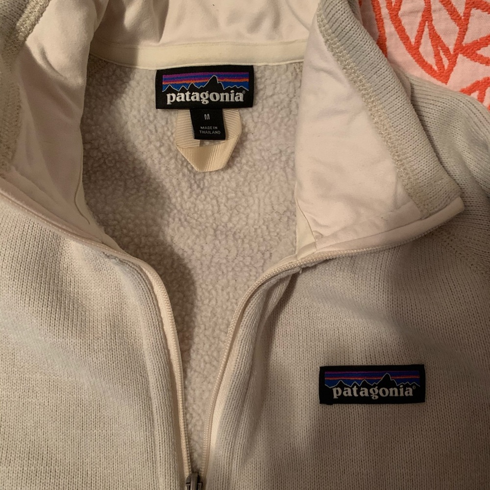 Patagonia better sweater in oatmeal, sz M